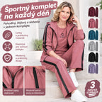 【M-4XL】Dámska trojdielna súprava 2026 - mikina, na jeseň a zimu, voľná, športová, väčšie veľkosti, pre mamičky