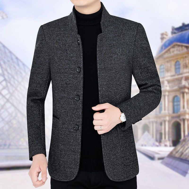 【M–4XL】deblja moška vunena pulover s velurastono podlogo