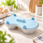 🥚✨【1 kus, 2 priehradky, s vekom】Mikrovlnný varič vajec – rýchle, praktické a zdravé raňajky bez námahy.