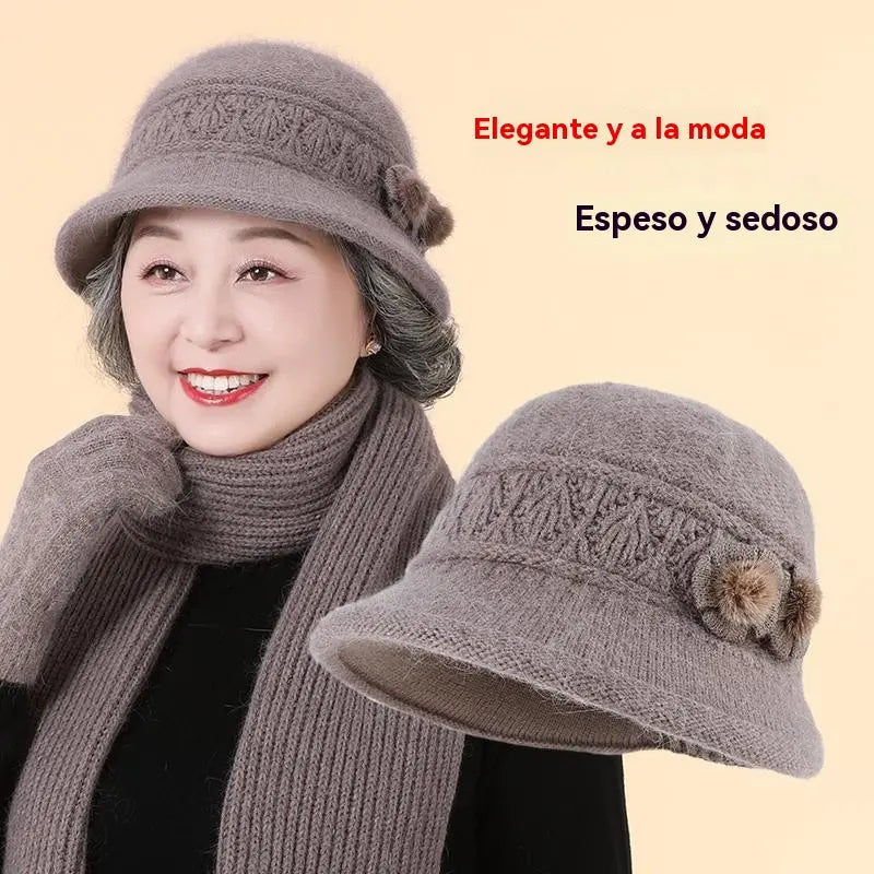 🎁50% OFF🎁【Čiapka + krátka šatka】🧶 Teplý spoločník v zime: teplá pletená vlnená čiapka