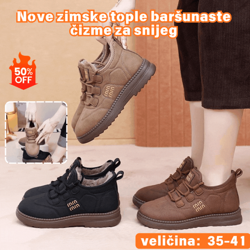 【35-41】Nový model zateplených snehúľ s hrubou vrstvou zamatu