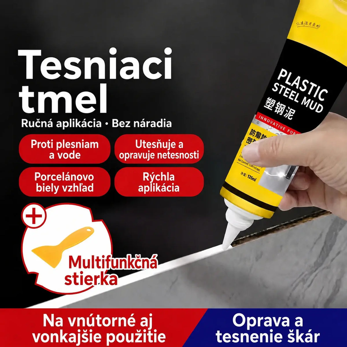 Časovo obmedzená ponuka za polovičnú cenu! ✨ Multifunkčný vodeodolný biely tmel (so škrabkou)