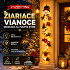 🎄🎃Posledný deň! 🎅Užite si 50% zľavu na svietiace vianočné ozdoby na dvere!