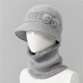 🎁50% OFF🎁【Čiapka + krátka šatka】🧶 Teplý spoločník v zime: teplá pletená vlnená čiapka
