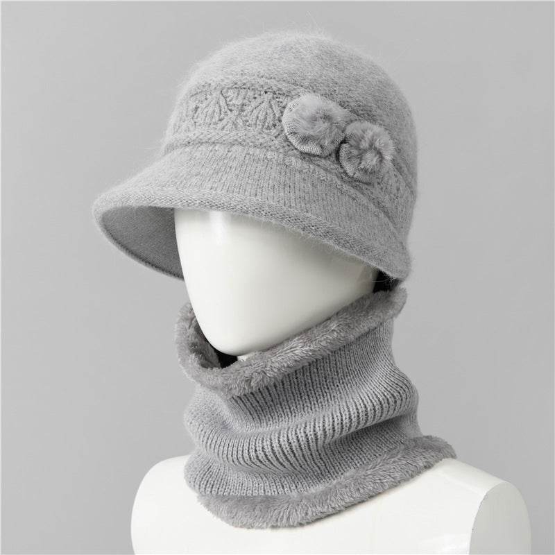 🎁50% OFF🎁【Čiapka + krátka šatka】🧶 Teplý spoločník v zime: teplá pletená vlnená čiapka