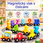 🔥Kúp 1, druhý získaš zadarmo🔥🚂 Magnetický číselný vláčik pre deti | Vzdelávacia stavebnica na učenie hrou