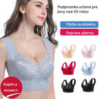 💥【Balenie 3 kusov】Nová dámska pohodlná a priedušná podprsenka (6 kusov) > Vhodná pre ženy nad 40 rokov