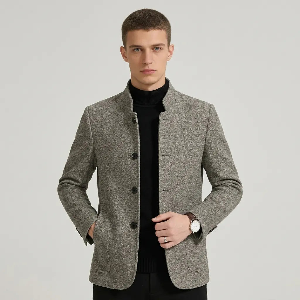 【M–4XL】deblja moška vunena pulover s velurastono podlogo