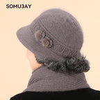 🎁50% OFF🎁【Čiapka + krátka šatka】🧶 Teplý spoločník v zime: teplá pletená vlnená čiapka